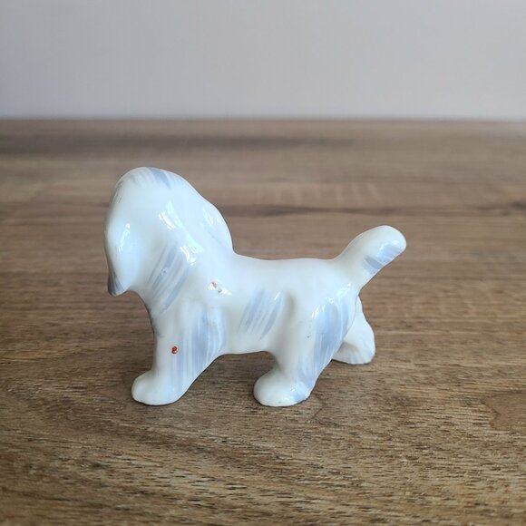 Vintage porcelain dog figurine. Japan. - Picture 3 of 5